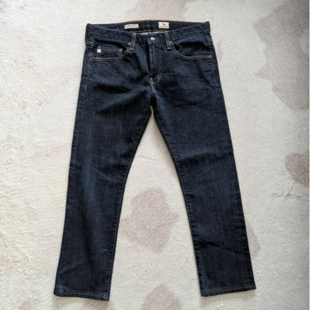 AG Adriano Goldschmied The Matchbox Slim Straight Dark Wash Jeans size 34